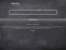 Tablet Screenshot of cielos.com
